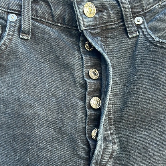 AGOLDE 90's High Rise Straight Leg Button Fly Jeans Sz 27 - Picture 4 of 8